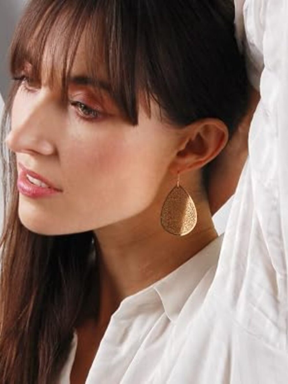 Eli Tear Drop Dangle Earrings Statement piece